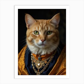 Portrait Of A Cat 5 Art Print