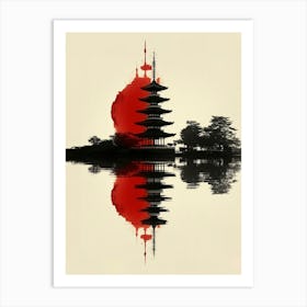 Pagoda In Japan Art Print