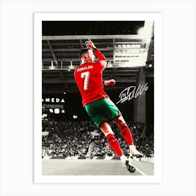 Cristiano Ronaldo Portugal 3 Art Print