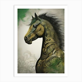 Celtic Horse Art Print