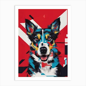 Abstract Dog Painting Art Print