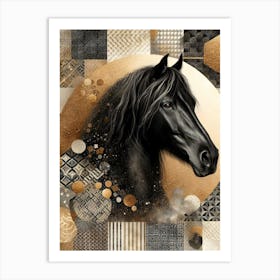 Creative Horse Beauty Illustration Nr 54 Art Print