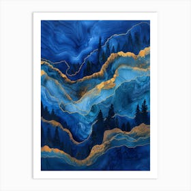 Blue Mountains 19 Art Print