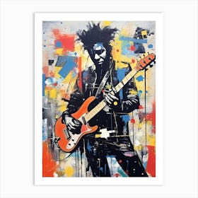 Rock star, Punk Art Print