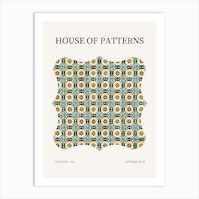 Tile Pattern Poster 66 Art Print