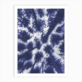 Blue Sky With Trees Art Print