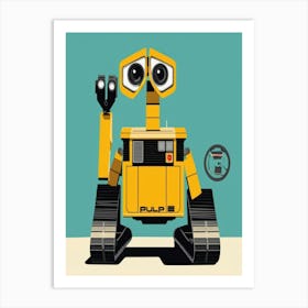 Wall - E Canvas Print Art Print