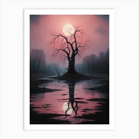 Full Moon Canvas Art Art Print