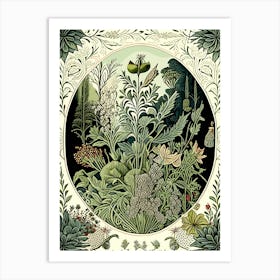 Parco Sempione, Italy Vintage Botanical Art Print