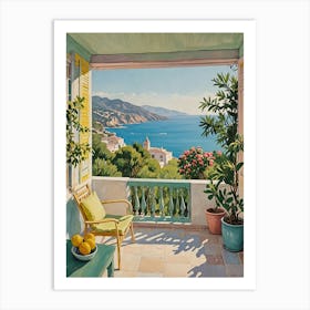 View From The Porch Art Print