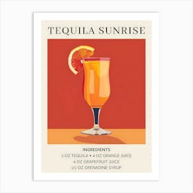 Tequila Sunrise Art Print