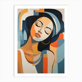 Woman Sleeping 1 Art Print