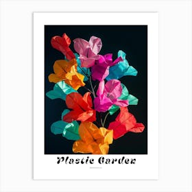 Bright Inflatable Flowers Poster Bougainvillea 4 Art Print
