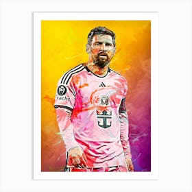 Messi Inter Miami Art Print