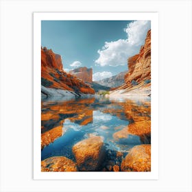 Nevada Canyons Art Print