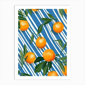 Kumquats Fruit Summer Illustration 4 Art Print