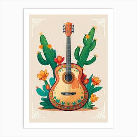 Mexican Guitar 1 Art Print