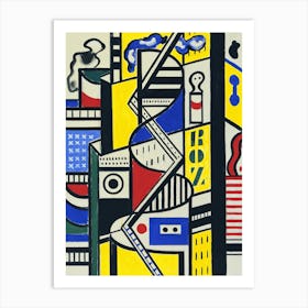 Fernand Léger Study For Cinematic Mural, Study Vi (1938–39) Art Print