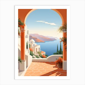 Santorini 2 Art Print