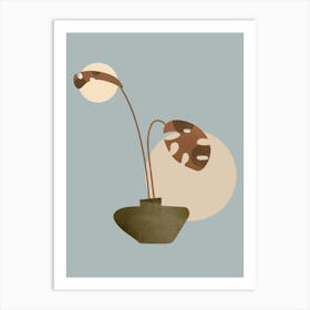 Plant In A Pot Art Print