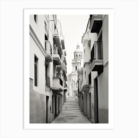 Cartagena, Spain, Black And White Photography 1 Art Print