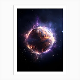 Nebula In Space Art Print