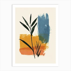 Retro Sunburst Mid Century Style Art Print