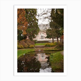 House In The Park Art Print