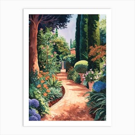 Chelsea Physic Garden London Parks Garden 1 Painting Art Print