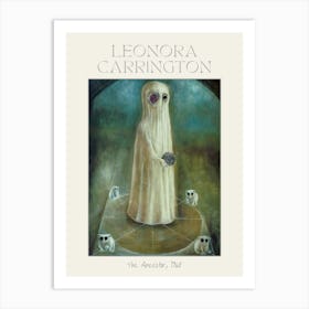 The Ancestor by Leonora Carrington 1968 - Surrealism Oil Painting | Mexican Artist | Surreal Intriguing Art in HD Remastered Immaculate Labelled Version 1 Art Print