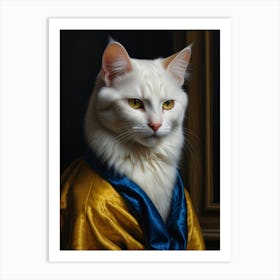 Cat Portrait 5 Art Print