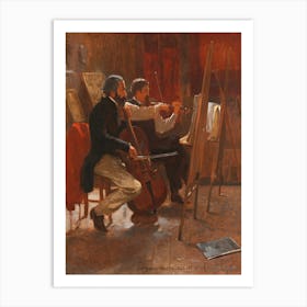 The Studio (1867), Winslow Homer Art Print