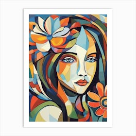 Abstract Of A Woman 1 Art Print