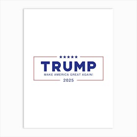 Trump 2025 Color - trump, donald trump, trump 2025, donald trump 2025, us elections, usa elections Affiche