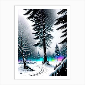 Snowy Forest 5 Art Print