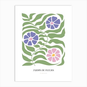 Jardin De Fleurs No 2 Art Print