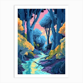 Forest Landscape Art Print