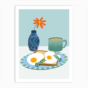 Egg Breakfast Art Print