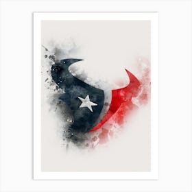 Houston Texans 3 Art Print