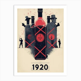 Aihrgdesign A Vintage Poster Symbolizing The Beginning Of Pro 13ae1d4f Bb83 4921 A023 A68f0bfcc972 0 Art Print