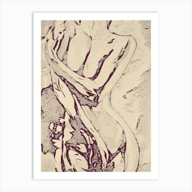 'Nude' Woman 1 Art Print