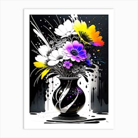 Flowers In A Vase 12 Art Print