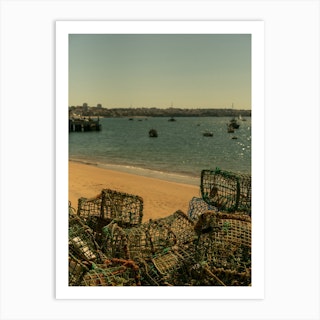 Fishermans Catch Summer Beach Portugal Art Print