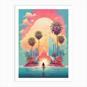 Cali Vibe Art Print 2 Art Print