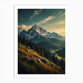 Mountain Landscape 11 Art Print