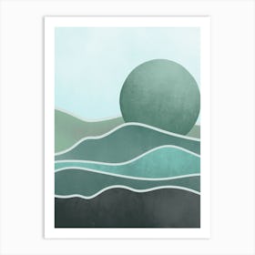 Mountains Wall Print Boho Art Art Print