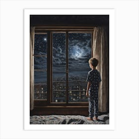 Night In The City 3 Art Print