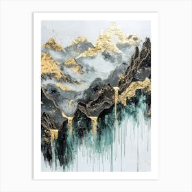 Altai Radiance Refined Abstraction Art Print