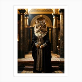 Cat In Costume 6 Art Print