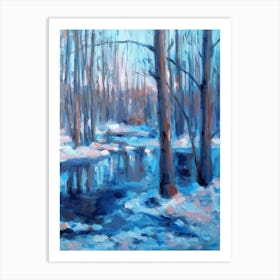 Winter Woodland Art Print